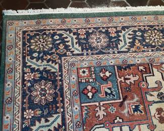 Beautiful Colorful Handmade Dining Room Rug