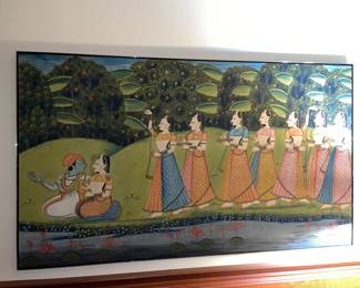 "Krishna" Painting Possibly From The "Allen Waller India Collection" (18th Century, Kishangarh School) (Unmarked)