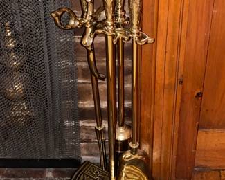 Brass Fireplace Tools