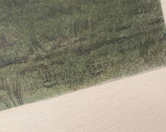 Framed "A Difficult Bunker" By Douglas Adams Print