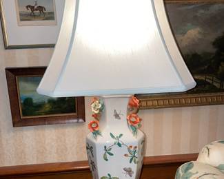 Antique Porcelain Table Lamp