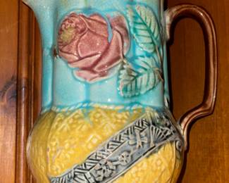 Large Antique Majolica Collection (Plates, Bowls, Chargers, Pitchers, Etc.)