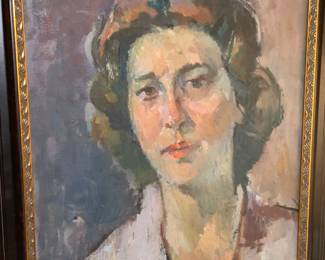 Framed Portrait Painting