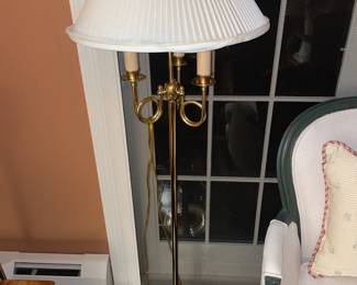 Brass 3 Arm Floor Lamp