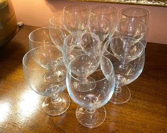Clear Glass Stemware