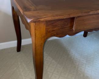 Beautiful French Oversized Wooden Table With 1 Drawer Expressly Made For Bloomingdales