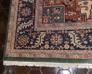 Beautiful Colorful Handmade Dining Room Rug