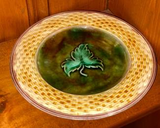 Large Antique Majolica Collection (Plates, Bowls, Chargers, Pitchers, Etc.)