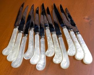 Vintage Bakelite & Stainless Steel Knife Set (England)