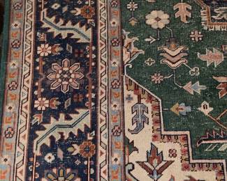 Beautiful Colorful Handmade Dining Room Rug