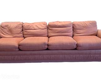 Rose Linen Upholstered Large 9'+ Sofa