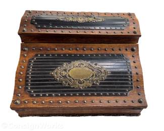 English Oak Lap Desk