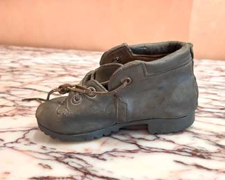 Marilyn LEVINE Child's Boot Ceramic Sculpture