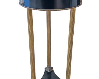 Marble Top Pedestal Table With Ormalu Shells