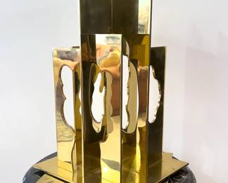 Menasha KADISHMAN "Continuum" 1979 Brass Sculpture #/50
