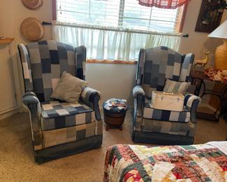 Jean chairs - need some cleaning ! But these are COOL 