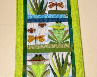 Frog quilt work 