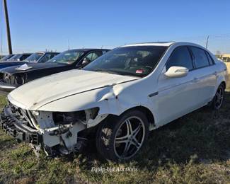 2007 Acura TL, WHITE
