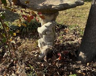 Concrete Bird Bath