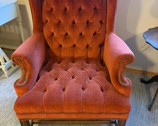 Awesome rust-colored arm chair