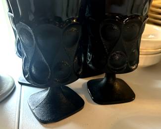Black goblets