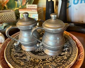 Pewter set
