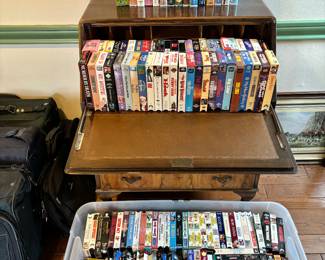 Lots of DVDs & VHS tapes