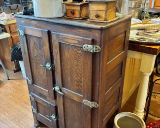 Antique icebox