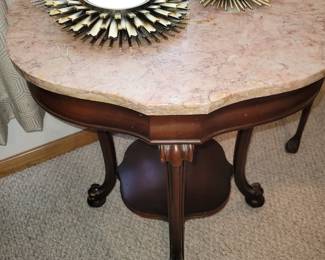 Marble top table