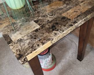 Marble top ends & coffee table