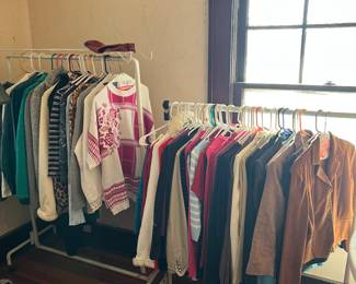 A large amount of womens clothing including vintage
