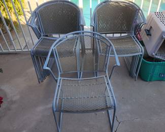 Stackable Metal Chairs