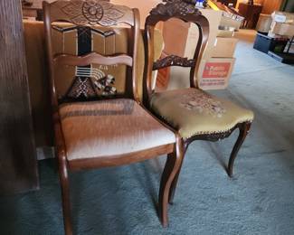 vintage mahogany Tell City dining room chair