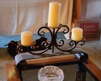 Iron Wrought Candle stick holder