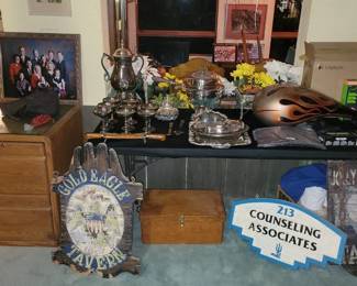 Signs, Harley Items and other Collectables.
