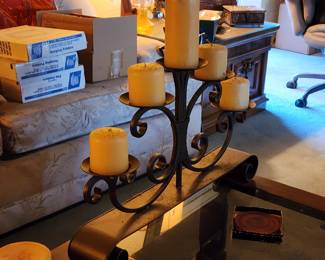Iron Wrought Candle stick holder