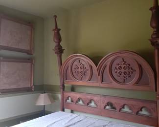 Victorian Headboard and frame