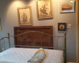 Single day bed.......New double headboard 