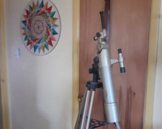 Mounted telescope