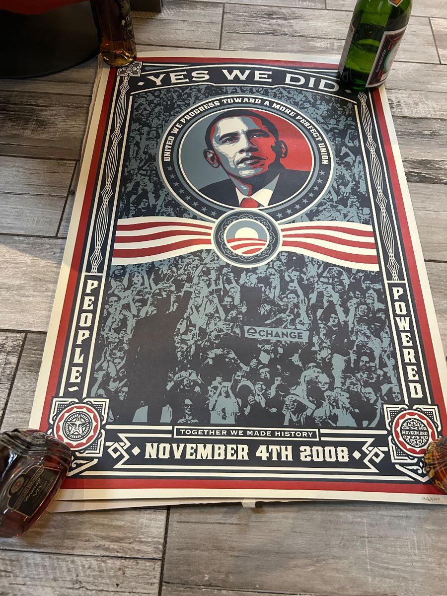 Rare Obama poster collection