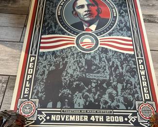 Rare Obama poster collection
