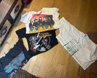 Vintage concert tee shirts