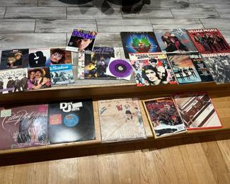 Dozens and dozens of rare vintage vinyl albums