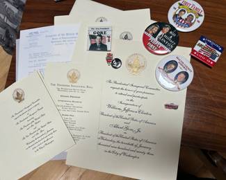 Clinton inauguration invite complete