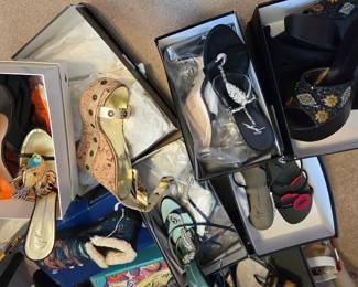New designer shoes-Dolce Gabbana, 
Giuseppe Zanotti,  Uggs, and much more.