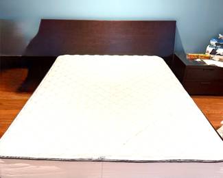 Calvin Klien Platform Queen Bed with 2 Nightstands