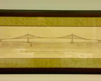 Bombay Company, Brooklyn Bridge, Ponte, Brooklyn, Print