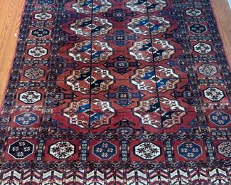 Bokhara Tekke Turkman Afgan Woven? 59” x 51”