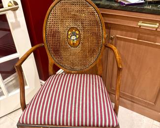 Pair of English Adams Style Armchairs