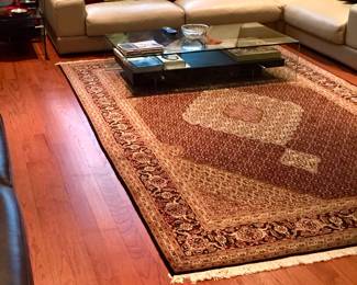 Tabriz Mahi Wool/Silk Rug 9'x10" x 6' x 6"